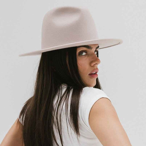 GIGI PIP Wes Tall Fedora Hat Ivory main image 2